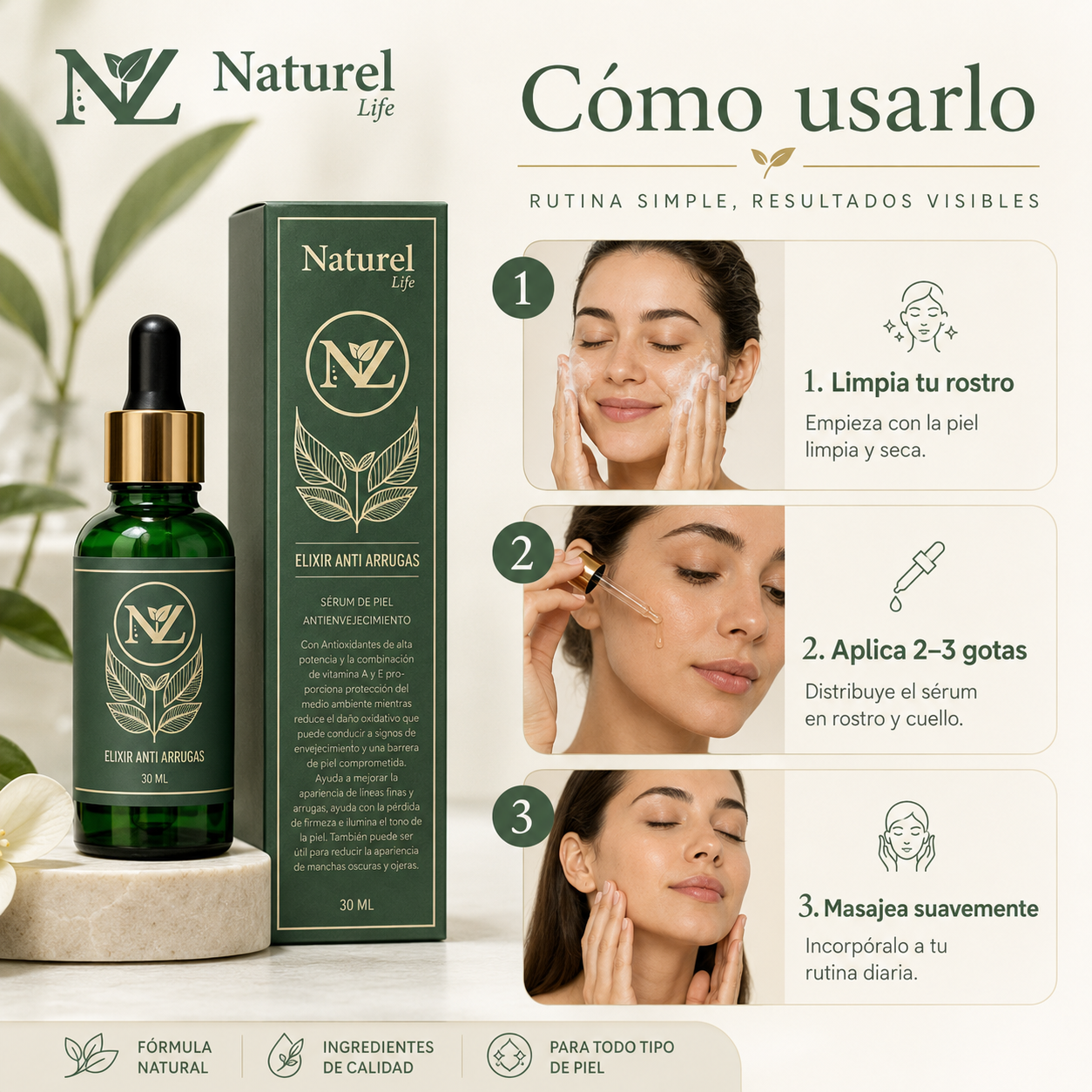 Naturel Life Serum Anti-Edad